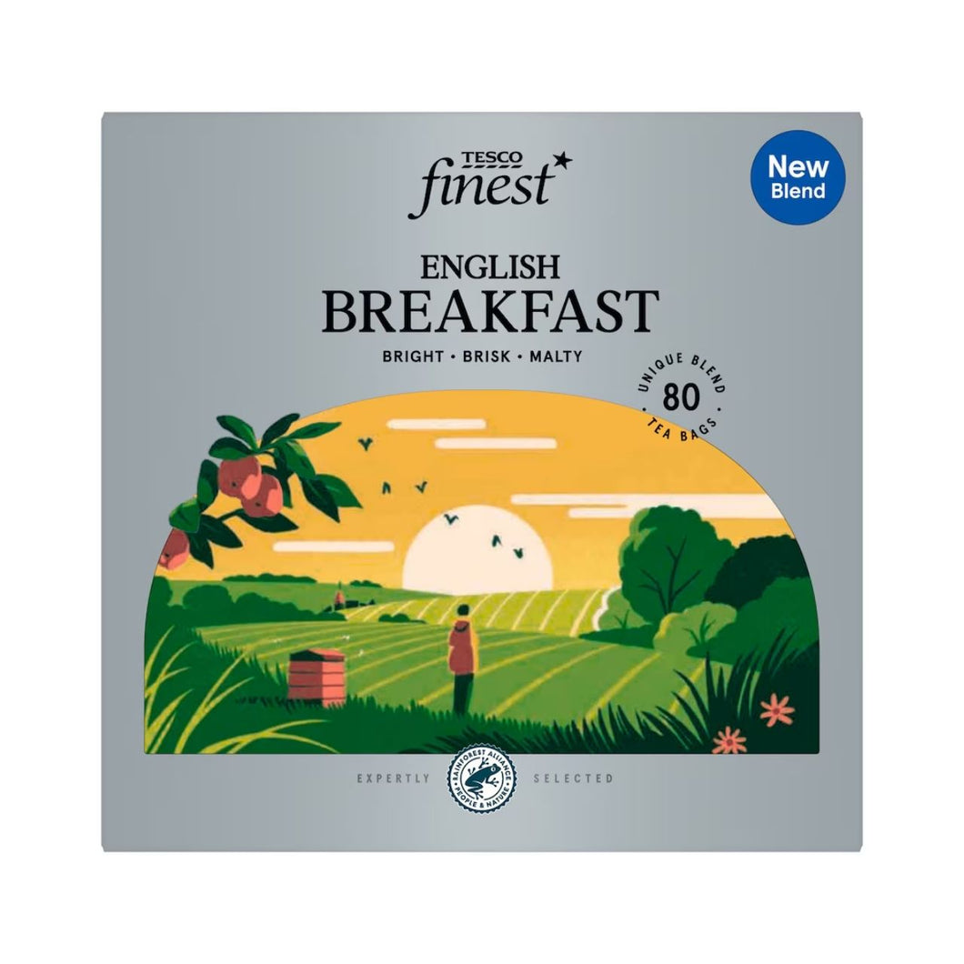 Tesco Finest 80 English Breakfast Tea Bags 250g
