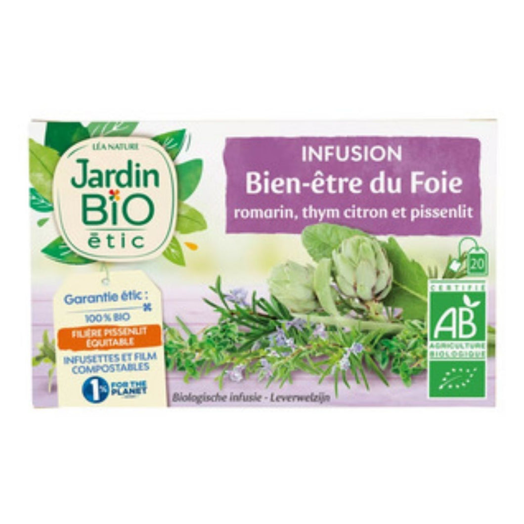 Jardin Bio Infusions Bien être du Foie (x20) 28g