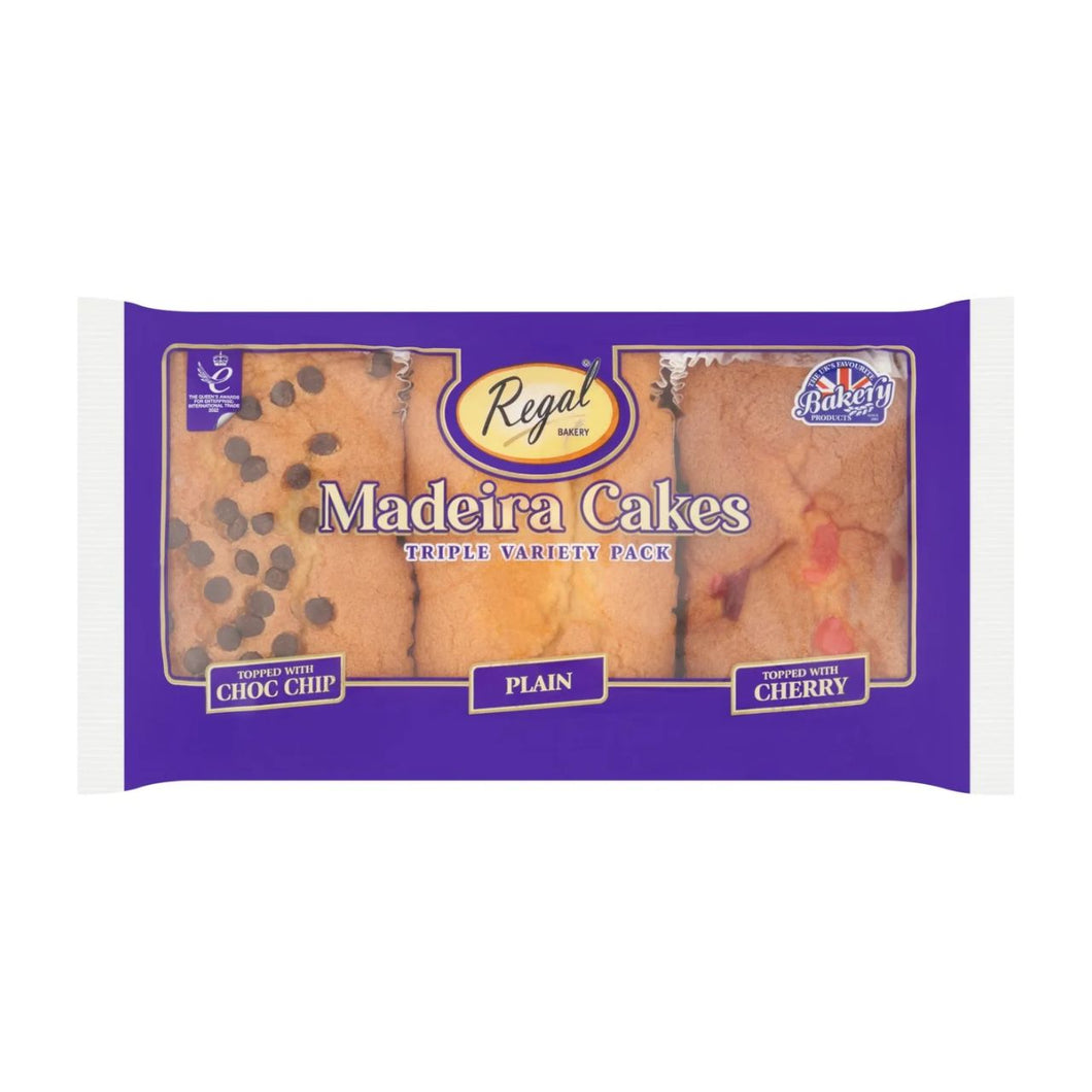 Regal Triple Madeira Loaf Cakes - 3 per pack