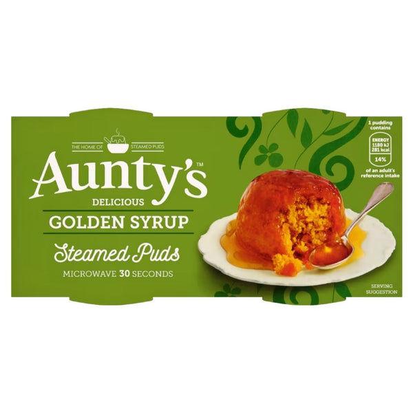 Aunty's Golden Syrup Steamed Puds (2x95g)