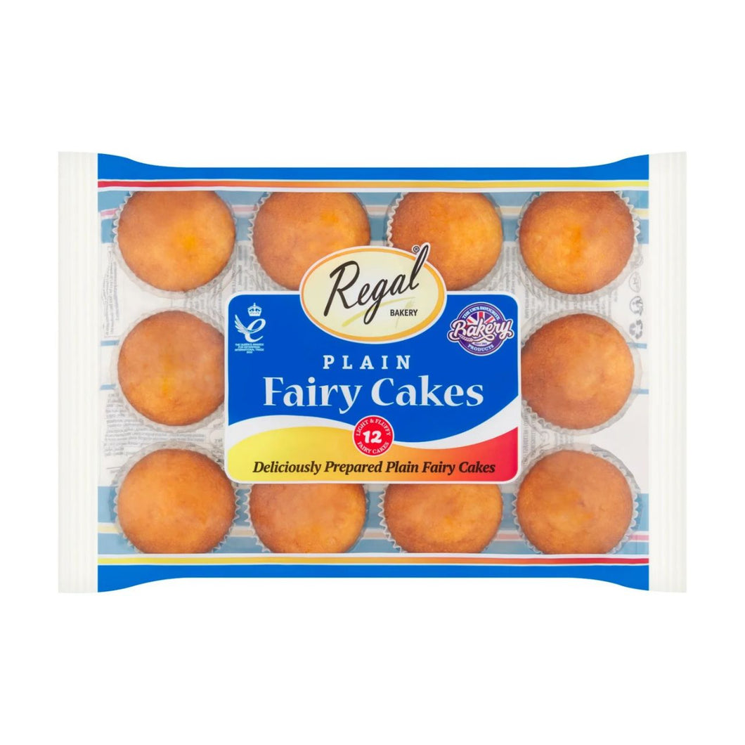 Regal Plain Fairy Cakes - 12 per pack