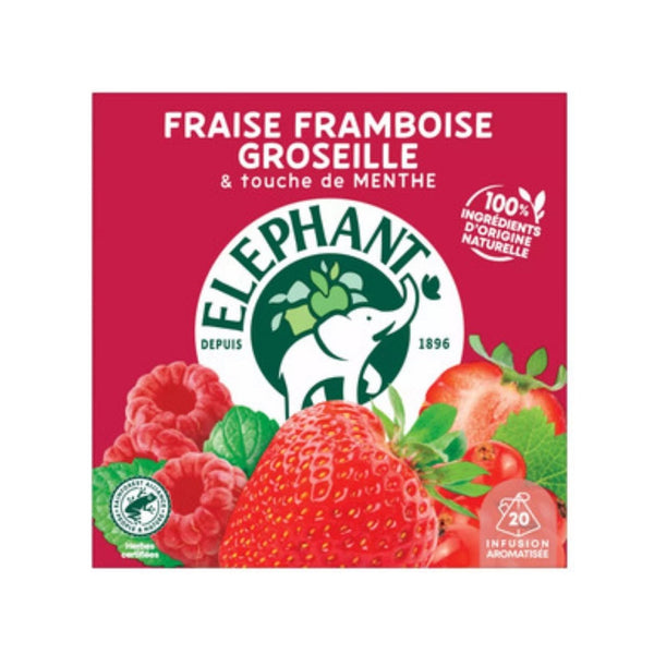 Elephant Infusion Fruits Rouges 20 Sachets 40g