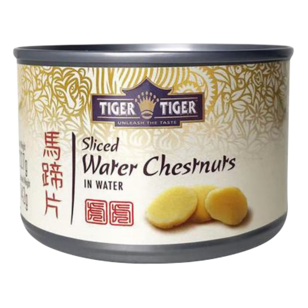 Tiger Tiger Sliced Water Chestnuts in Water, 227g