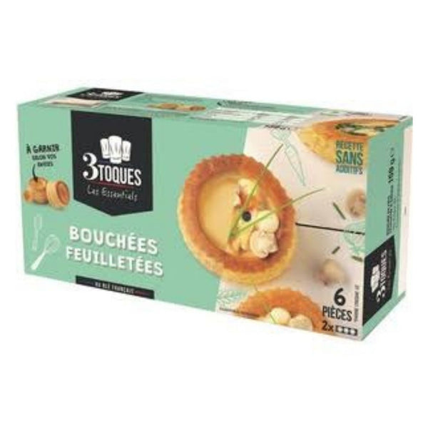 3 Toques 6 Vol-Au-Vents 159G