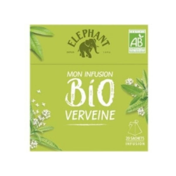 Elephant Infusion Verveine Bio (x20) sachets 26g