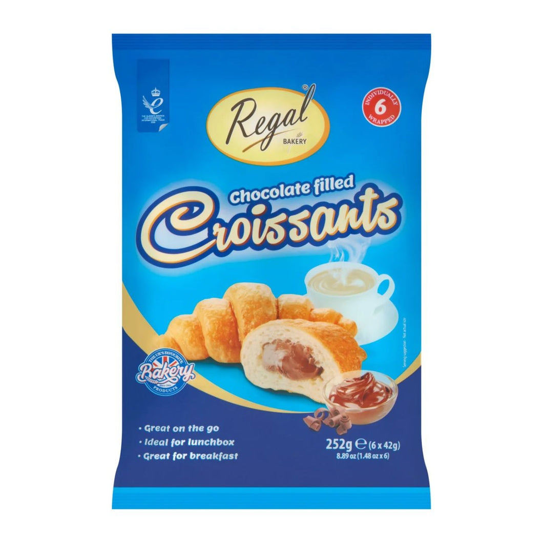 Regal Chocolate Filled Croissants - 6 per pack