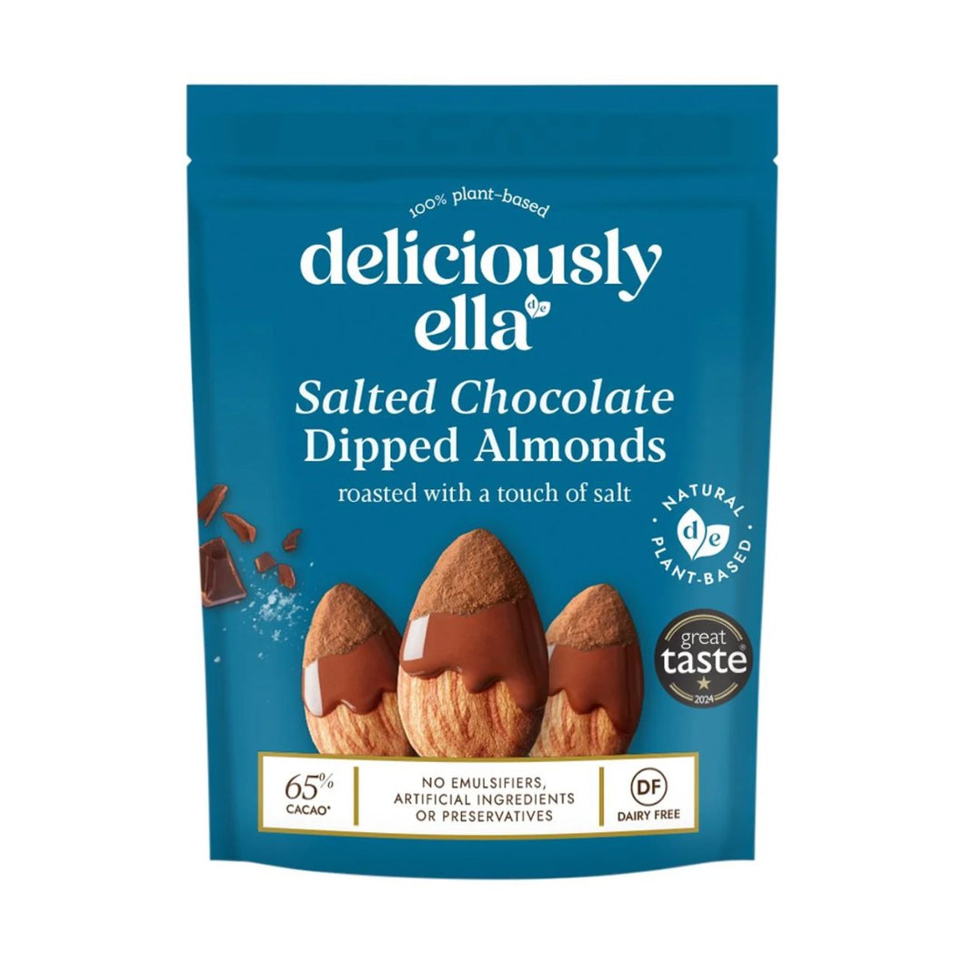 Deliciously Ella Salted Chocolate Dipped Almonds 75g