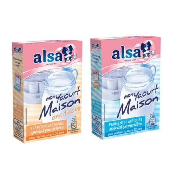 Alsa Mon Yaourt Maison Ferments Lactiques, Spécial Yaoutière