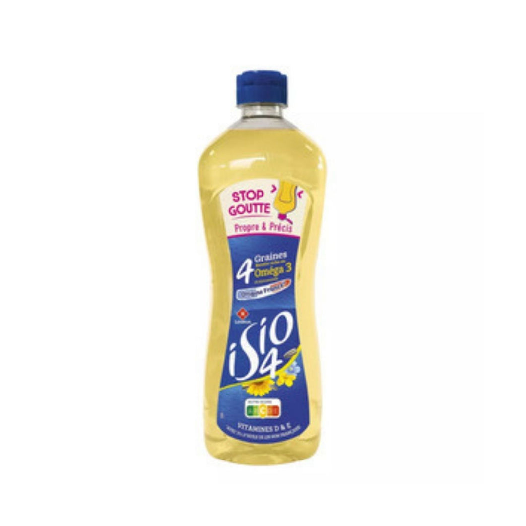 Lesieur Isio 4 Huile Végétale Cuisson & Assaisonnement Stop Goutte 67.5cl