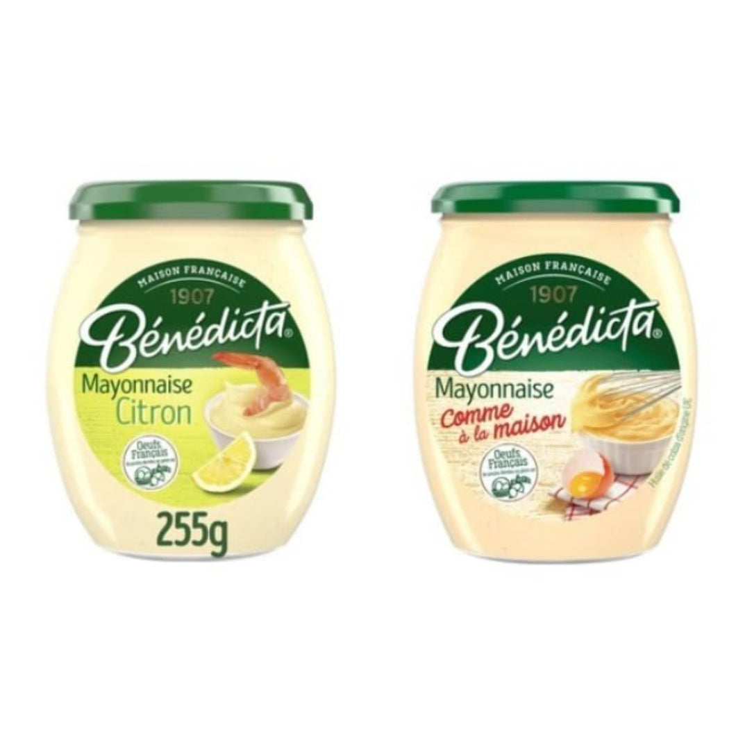 Bénédicta Mayonnaise Variety Pack, Citron and Comme à la Maison, French Recipe