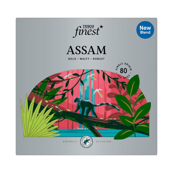 Tesco Finest 80 Assam Tea Bags 250g