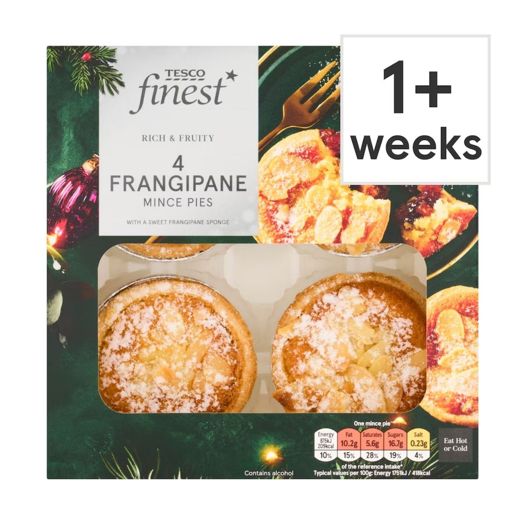 Tesco Finest 4 Frangipane Mince Pies
