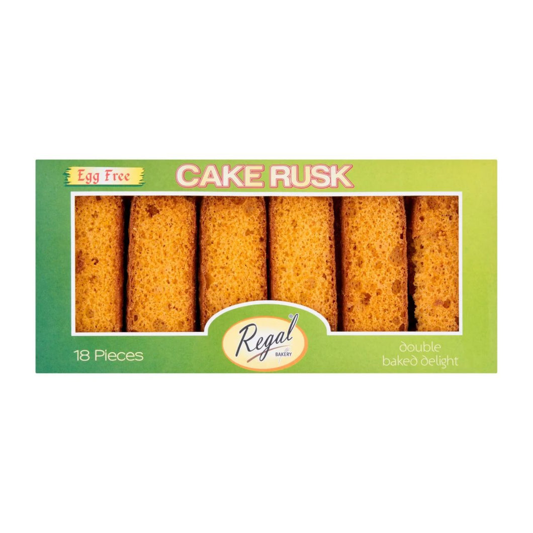Regal Egg Free Cake Rusk - 18 per pack