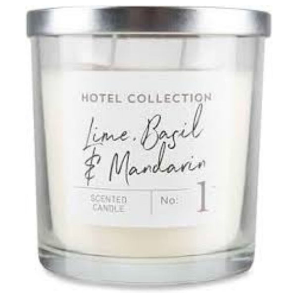 Hotel Collection Lime, Basil & Mandarin Scented Candle No: 1