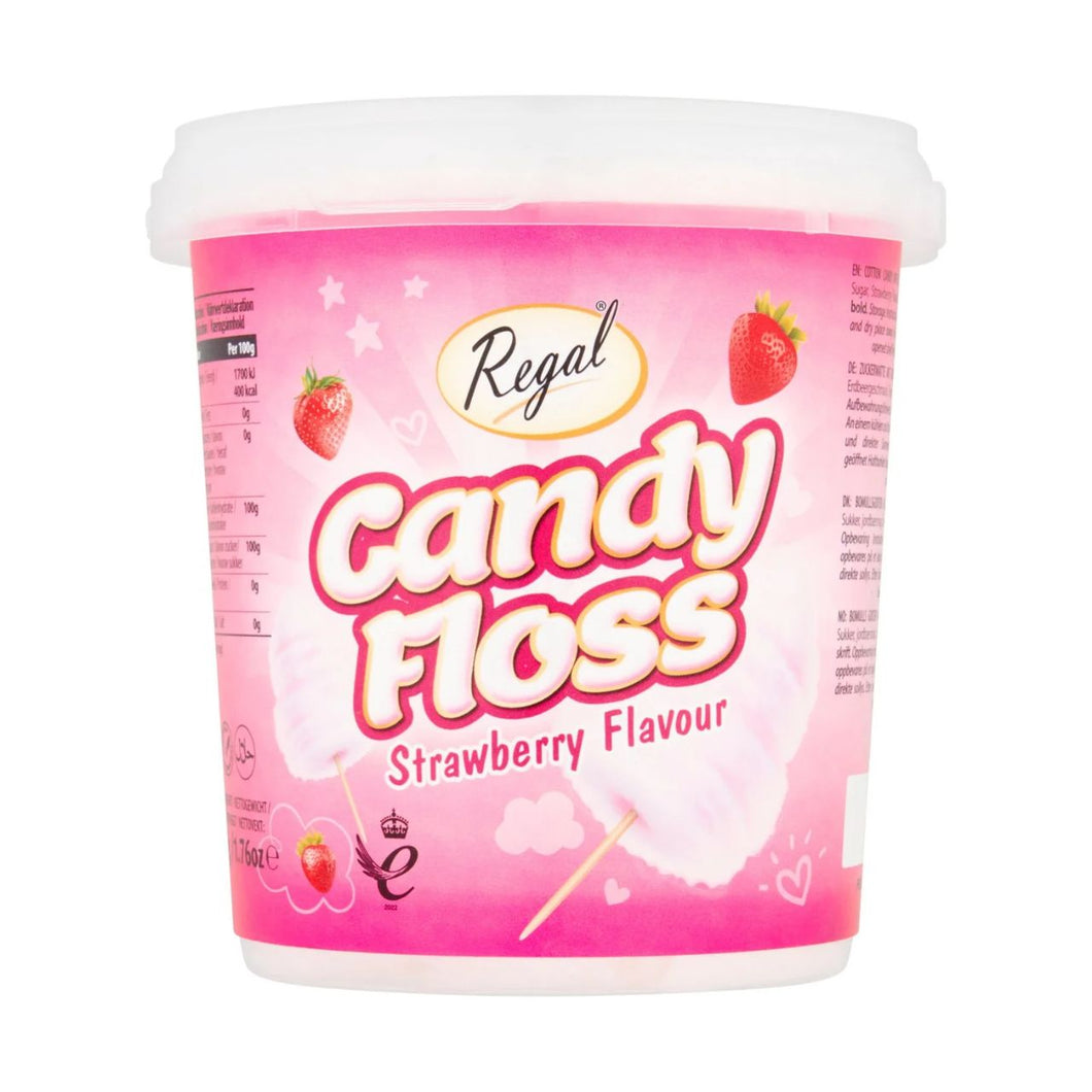 Regal Strawberry Candy Floss 50g