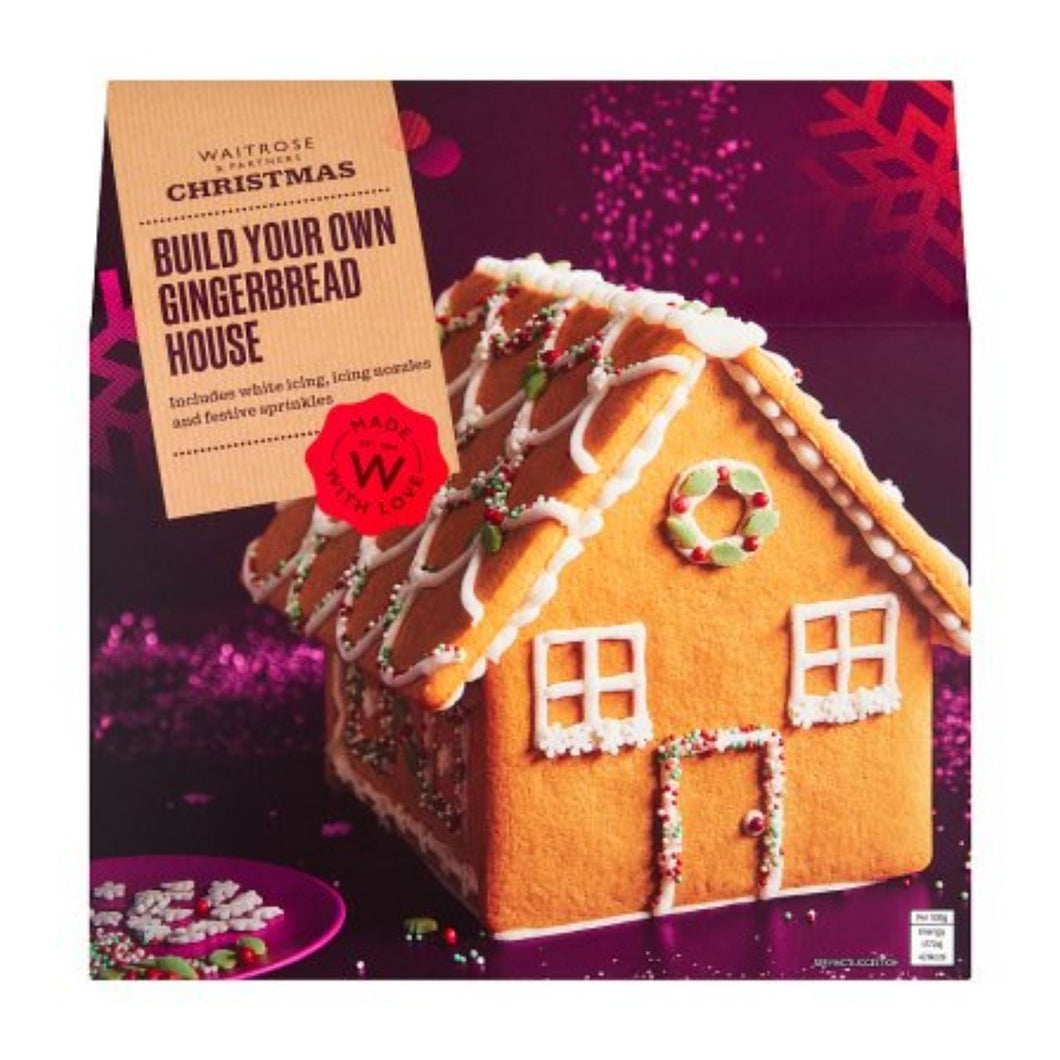 Waitrose Christmas Build Your Own Gingerbread House 654g