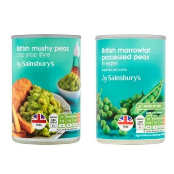 Sainsburys Tinned Peas Pack
