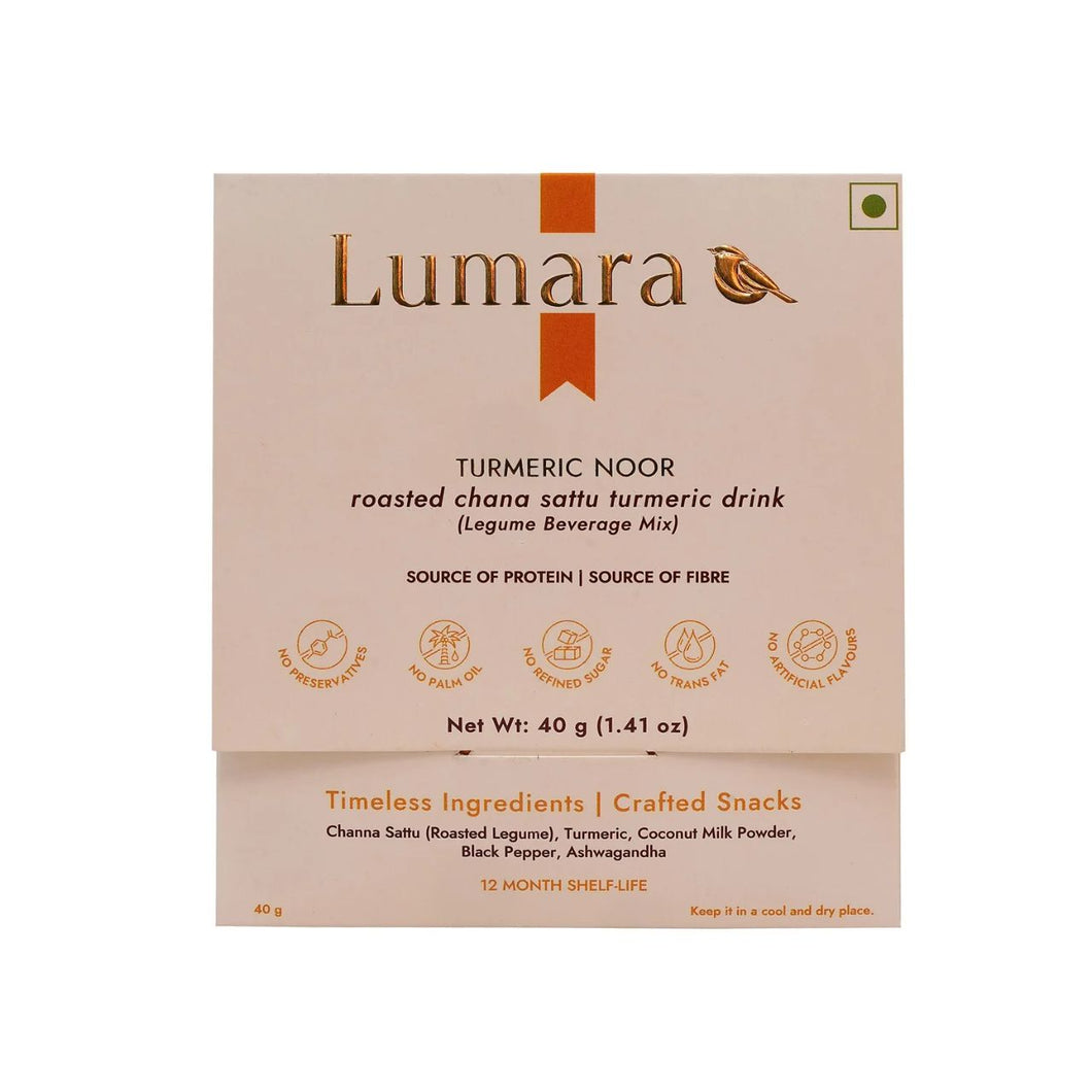 Lumara Turmeric Noor roasted chana sattu turmeric drink 40g