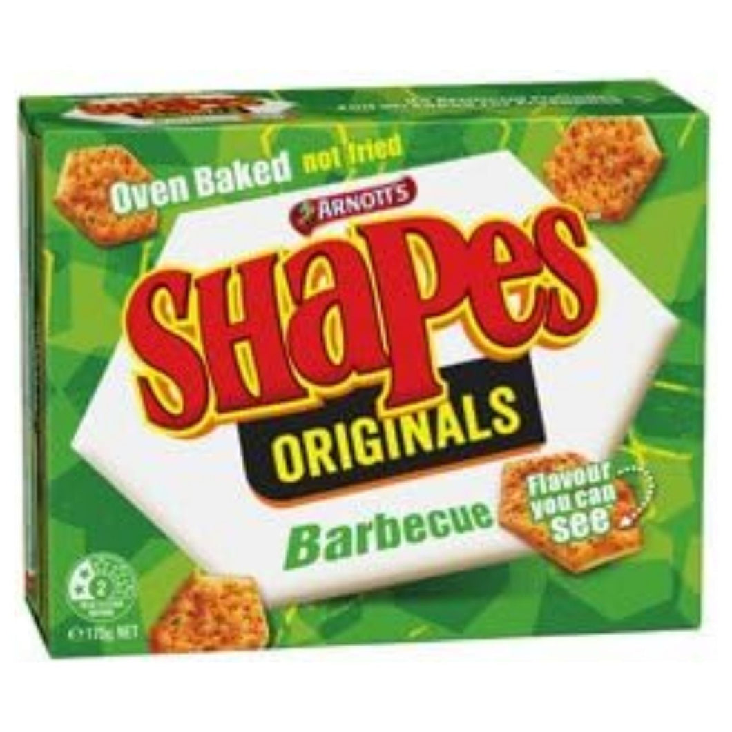 Arnotts Shapes Barbecue Original Flavour Crackers, Oven Baked, 175g