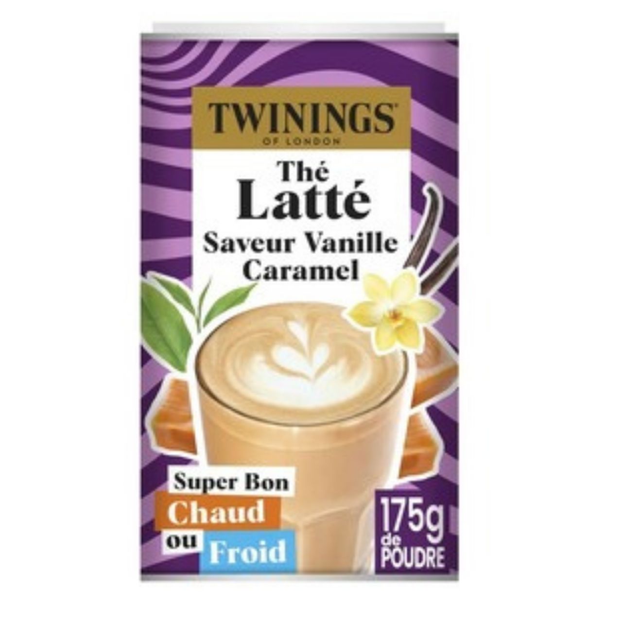 Twinings Thé Latté Saveur Vanille Caramel (Poudre) 175g