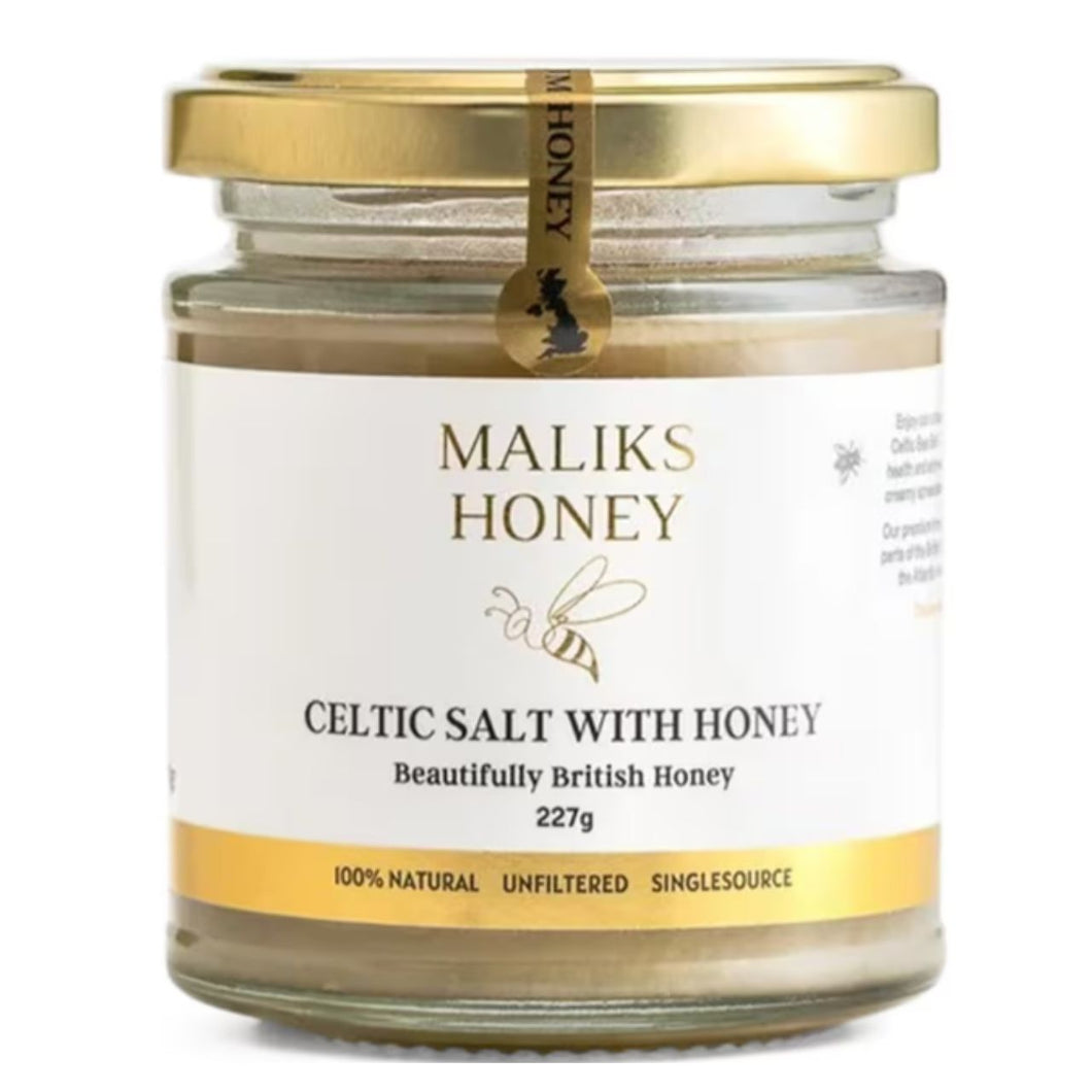 Malik's Honey Celtic Salt With Honey - 227g