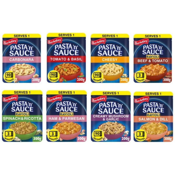 Batchelors Pasta 'n' Sauce Variety Pack, Serves 1