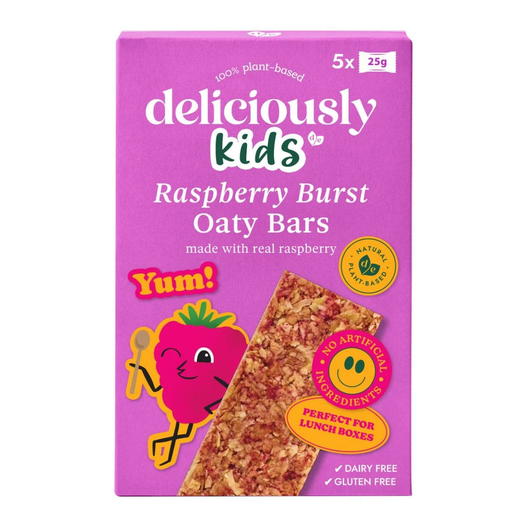 Deliciously Kids Raspberry Burst Oaty Bars 5x25g