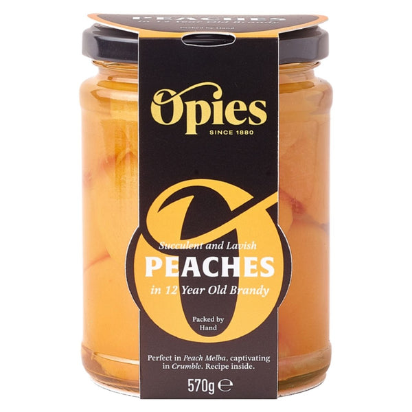 OPIES Peaches in 12 Year Old Brandy 570g