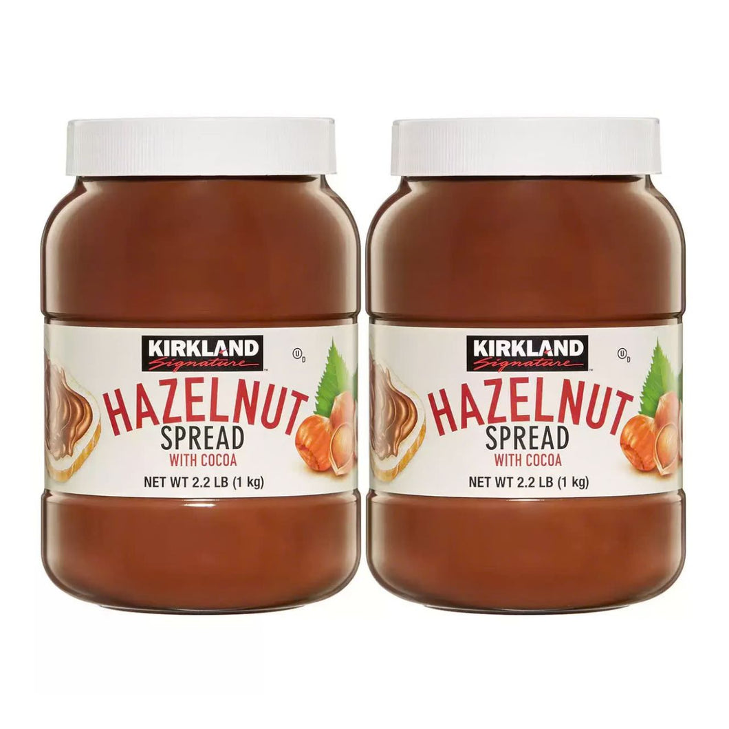 Kirkland Signature Hazelnut Spread, 2 x 1kg