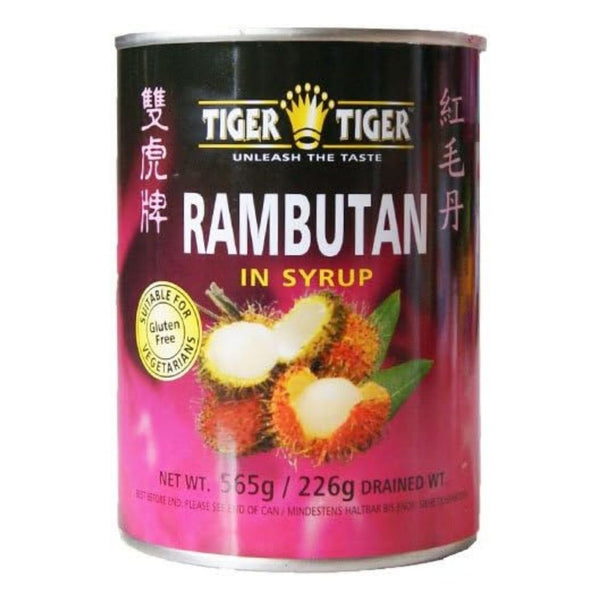 Tiger Tiger Rambutan in syrup, 565g - Case of 12