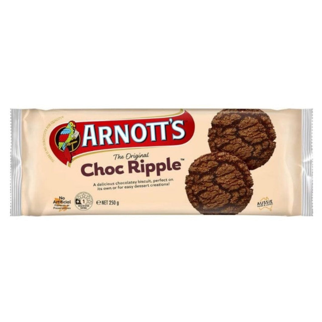 Arnotts Chocolate Ripple Biscuits 250g