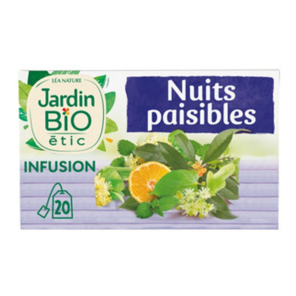 Jardin Bio Infusion Nuit Paisible (x20) 30g