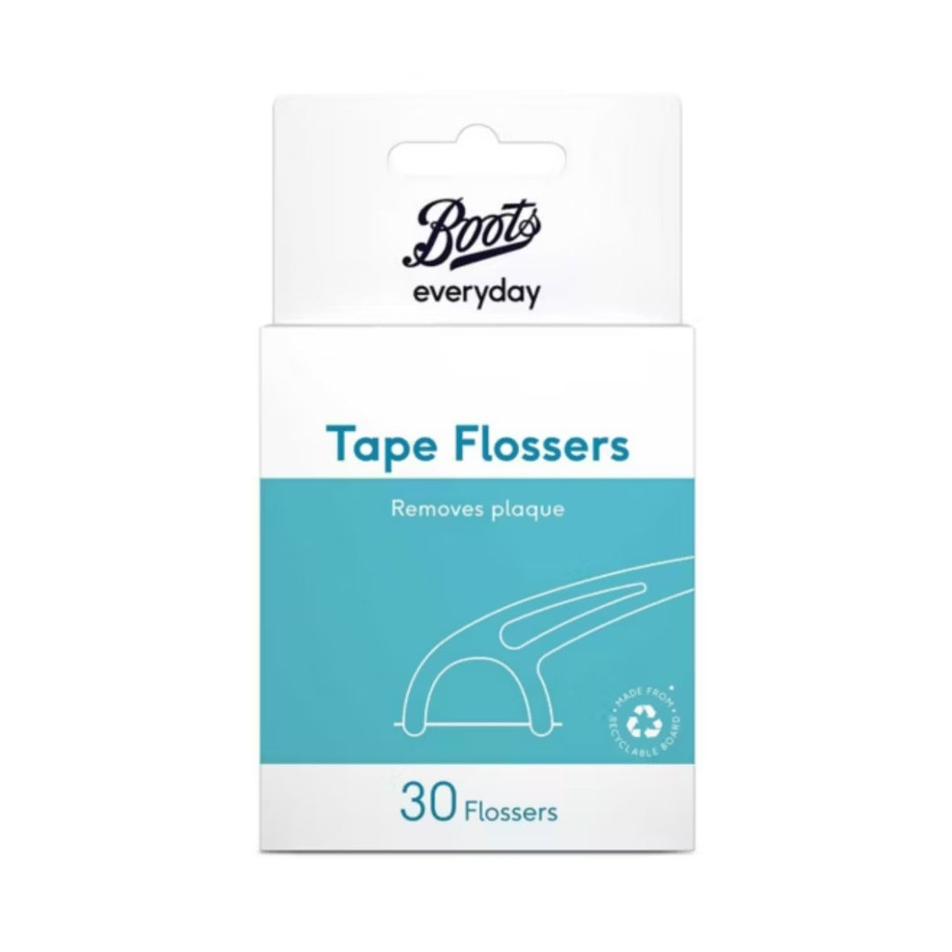 Boots Everyday Silky Tape Disposable Flossers 30s