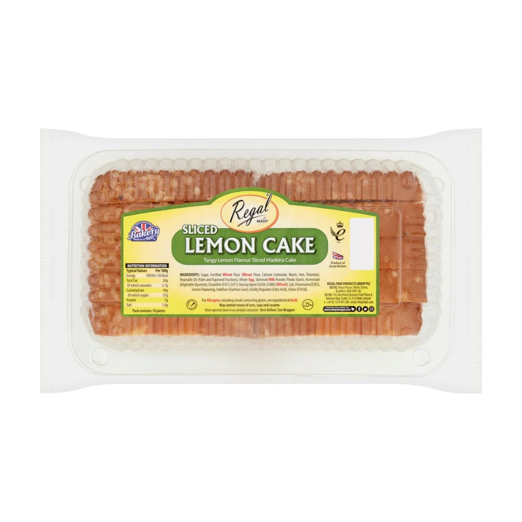 Regal Sliced Lemon Cake - 10 per pack