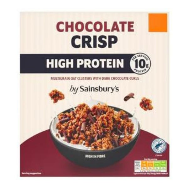 Sainsbury's High Protein Chocolate Crisp 500g