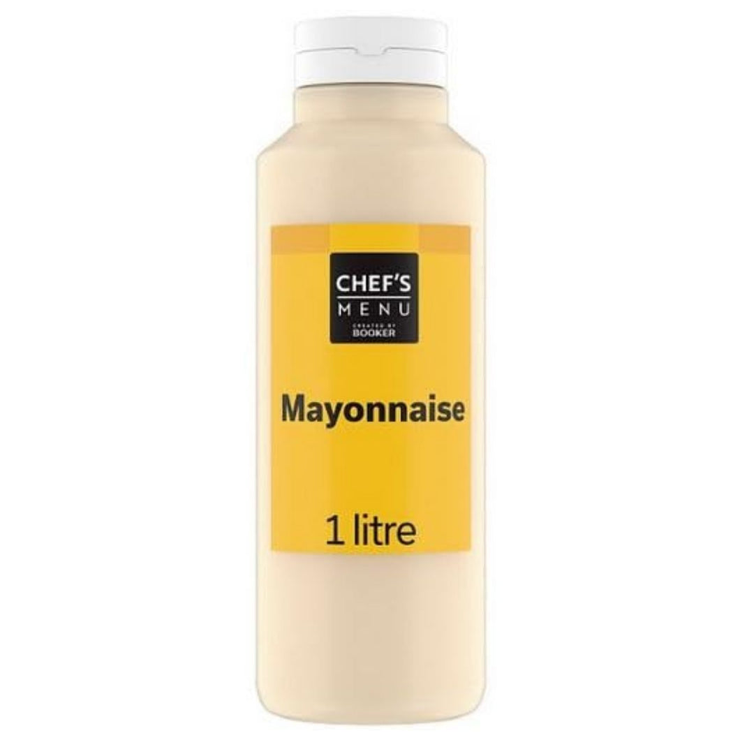 Mayonnaise 1 Litre – Ready to Use Sauce for Sandwiches & Salads – Chef’s Menu – Suitable for Home & Catering