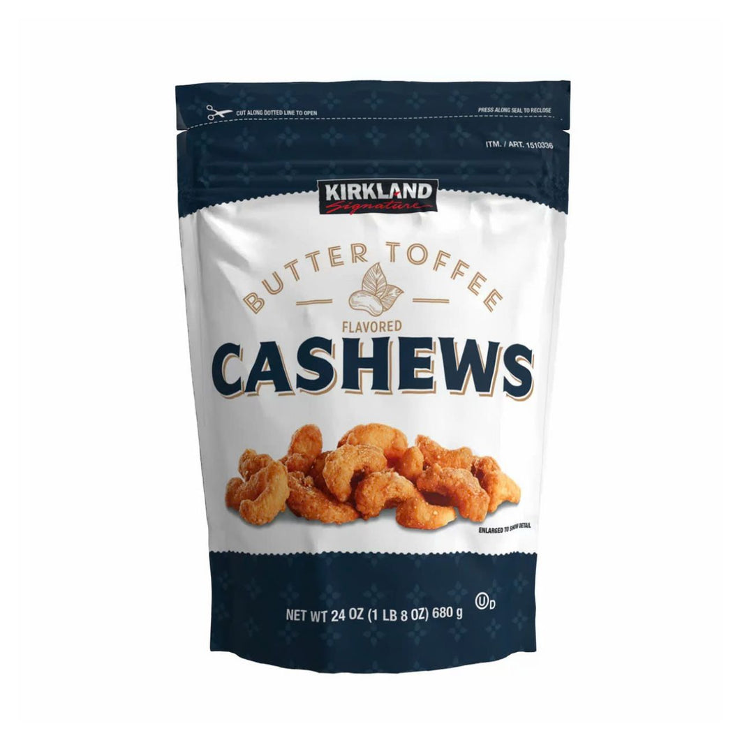 Kirkland Signature Butter Toffee Cashews, 680g