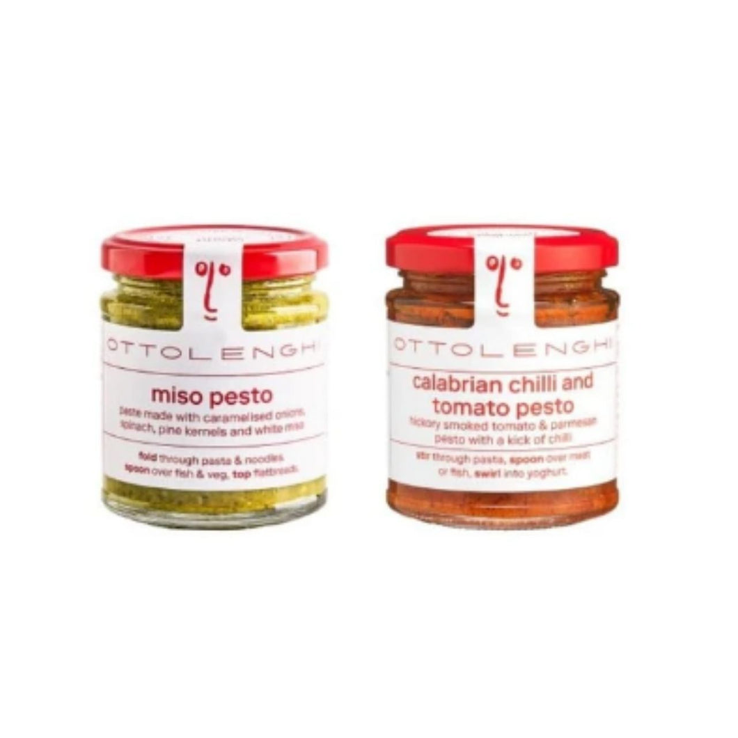 Ottolenghi Miso Pesto and Calabrian Chilli and Tomato Pesto, Bundle