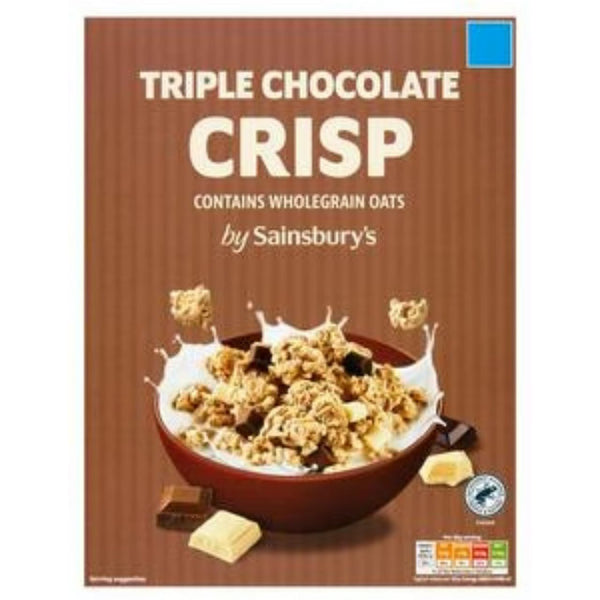 Sainsbury's Triple Chocolate Crisp 500g