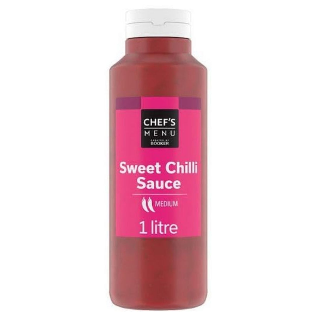 Sweet Chilli Sauce 1 Litre – Ready to Use Sauce for Dipping & Stir Fry – Chef’s Menu – Suitable for Home & Catering