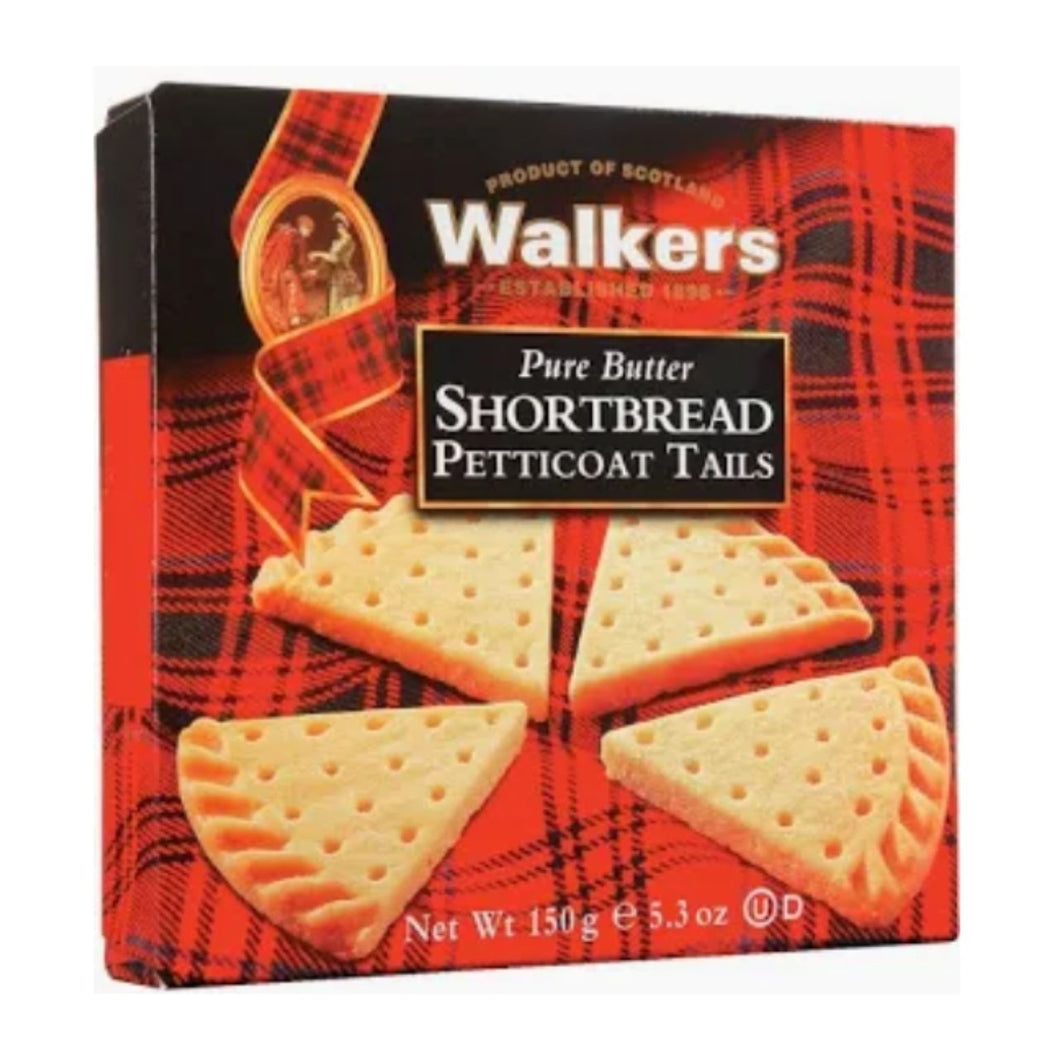Walker's Pure Butter Shortbread Petticoat Tails, 150g