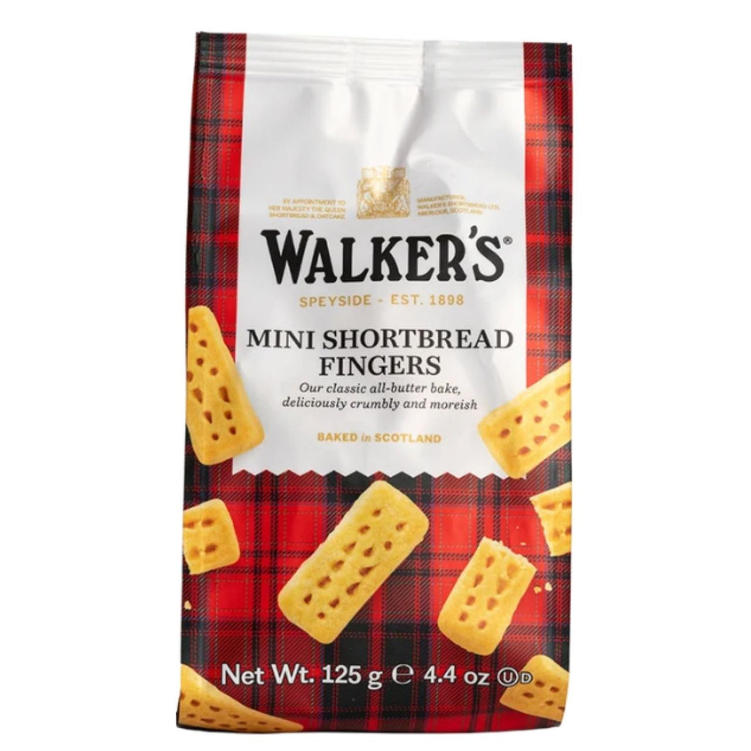 Walkers Mini Bag Shortbread Fingers, 125g
