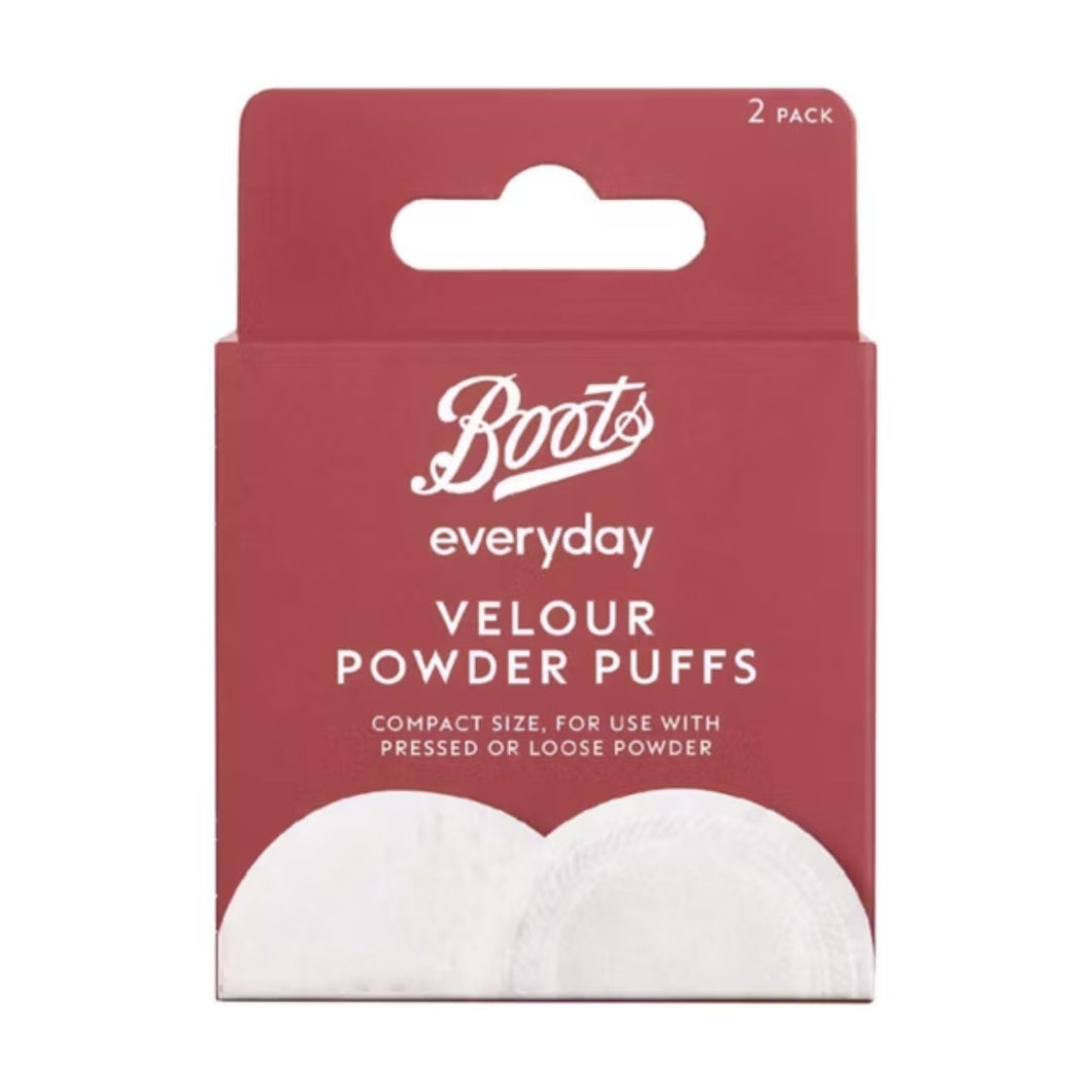 Boots Everyday Velour Powder Puffs 2s