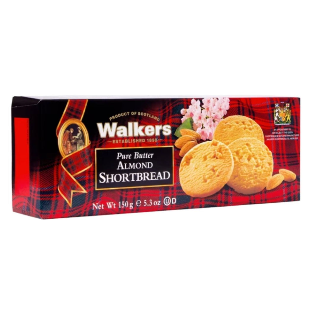 Walker's Pure Butter Almond Shortbread, 150g
