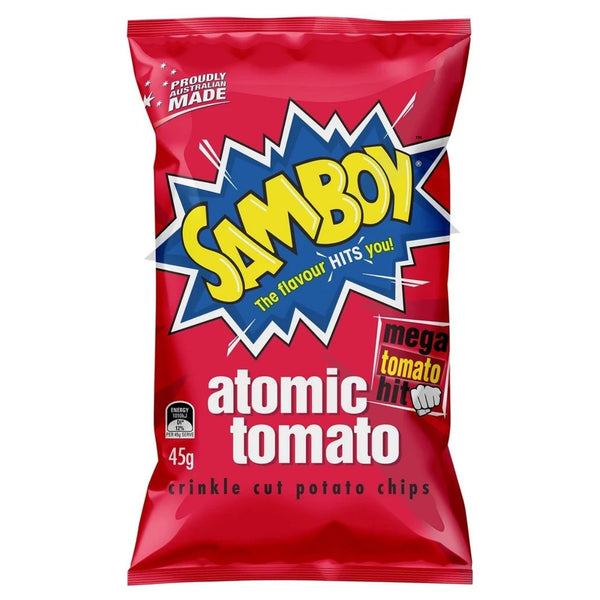 Samboy Atomic Tomato Chips, 45g