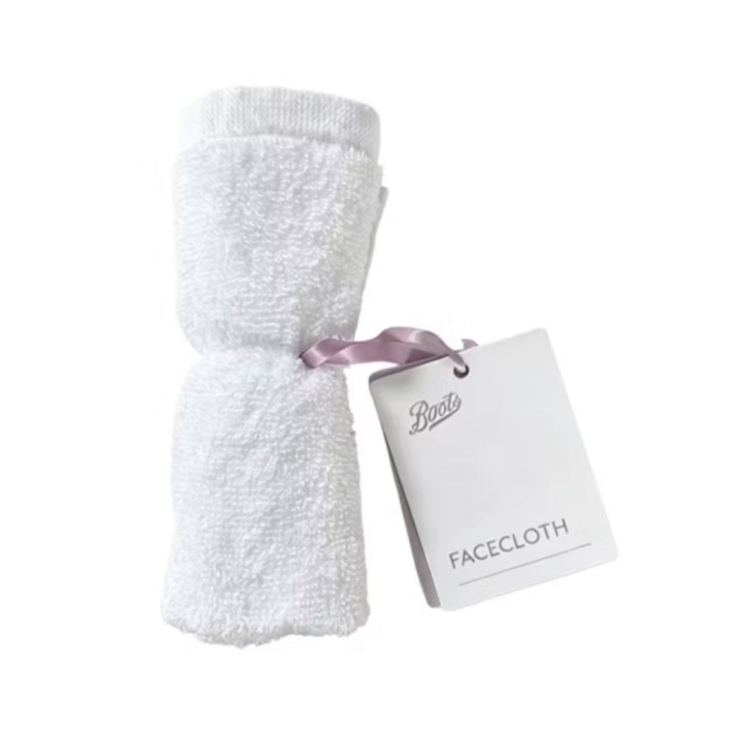Boots Everyday Face Cloth White