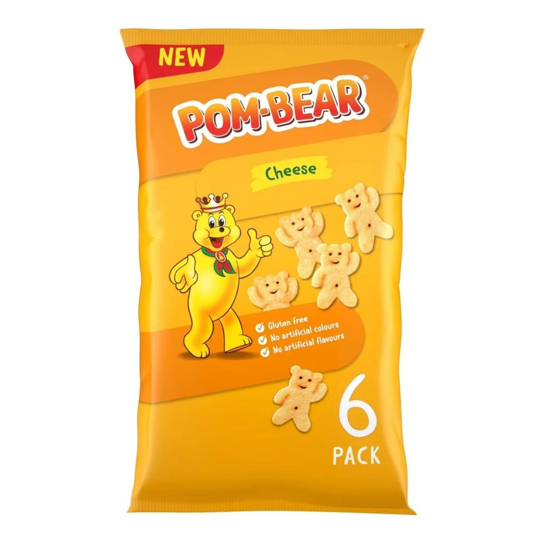 Pom-Bear Cheese Crisps, 6x13g