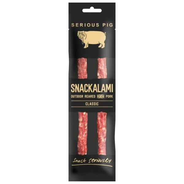 Serious Pig Classic Salami Snacks, 30g