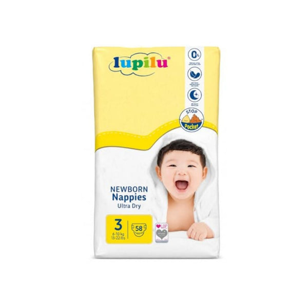 LIDL Lupilu Size 3 Midi Nappies, 58 Nappies