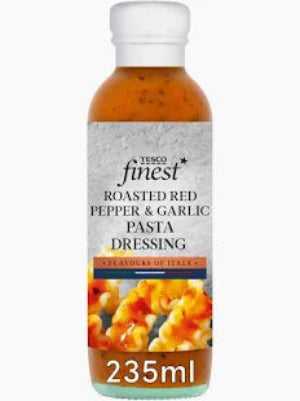 Tesco Finest Roasted Red Pepper and Garlic Pasta Dressing 235ml